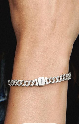 Pulsera Pandora Cubana Plata 19cm