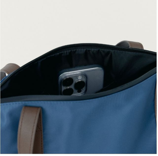 Bolso shopper Born Living Yoga azul