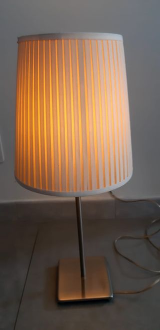 2 Lampade comodino Ikea panna