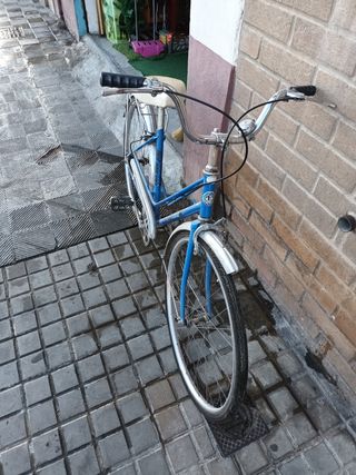 Bicicleta Vintage Esmaltina Varillas Azul
