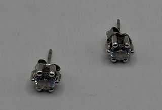 Pendientes OB circonio oro 18k, 0,99gr. Ref. G-043