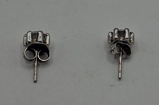 Pendientes OB circonio oro 18k, 0,99gr. Ref. G-043
