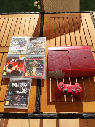 Consola PS3 + 6 juegos 