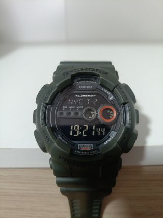 Reloj Casio G-Shock GD-100MS Militar Verde
