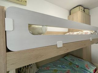Litera juvenil madera y blanco