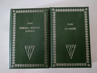 Pack de libros de Máximo Gorki 1. La madre. 2. Bar