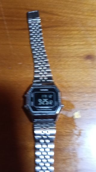 Orologio Casio Argento Nero