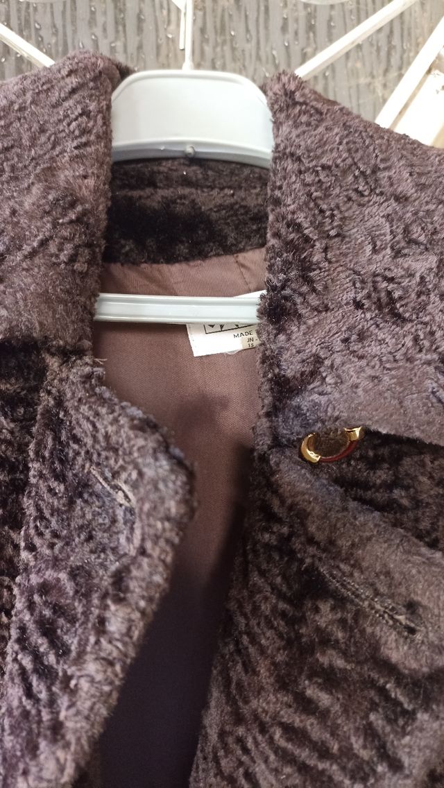 Ecopelliccia marrone similpersiano Tg 46