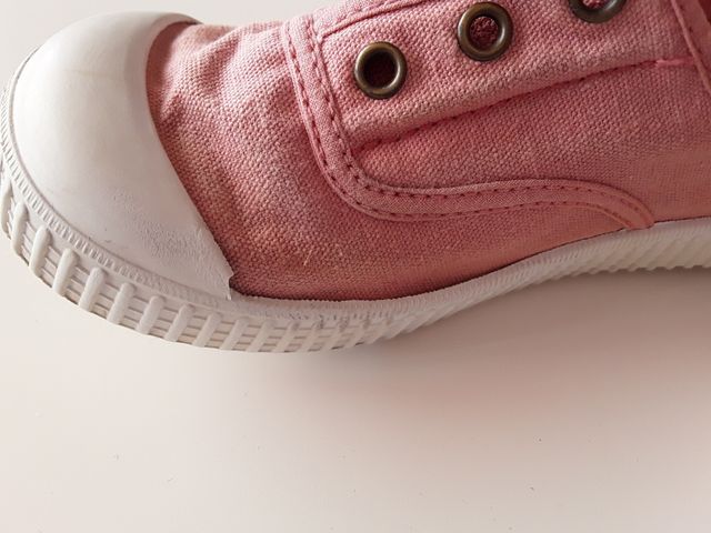 Tênis infantil de lona rosa nº 29 VICTORIA