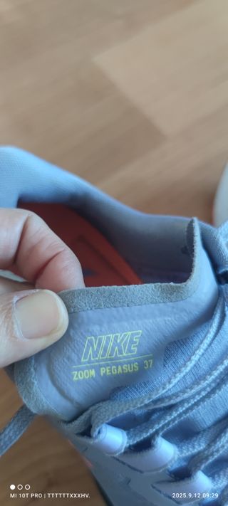 Nike Pegasus 37 Mujer Gris Naranja