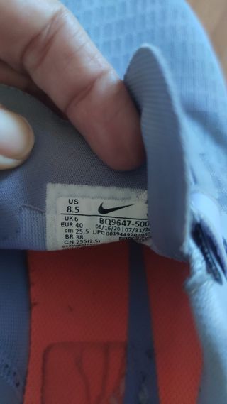 Nike Pegasus 37 Mujer Gris Naranja