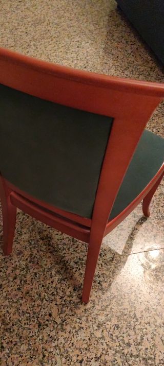 Sillas de Comedor Madera y Tela