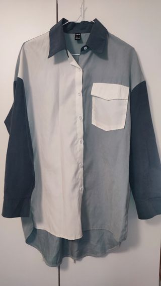 ✅Camisa Oversize Tricolor