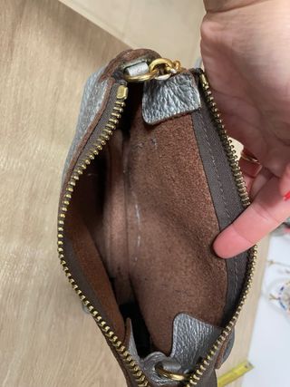 Bolso Bimba y Lola plateado piel