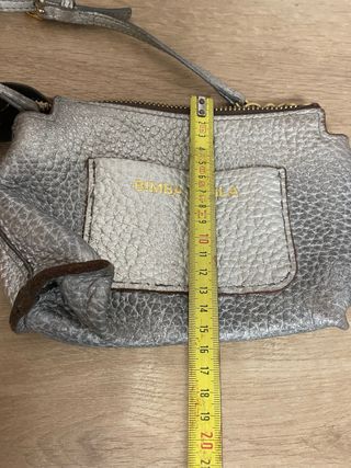 Bolso Bimba y Lola plateado piel