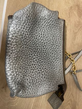Bolso Bimba y Lola plateado piel