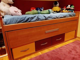 Cama nido juvenil madera.URGE.