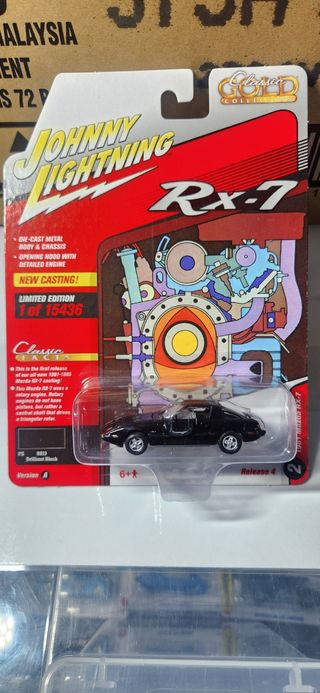 Johnny Lightning Mazda RX-7 Preto