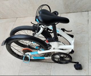 Bicicleta plegable BTWIN TILT 500 Blanca