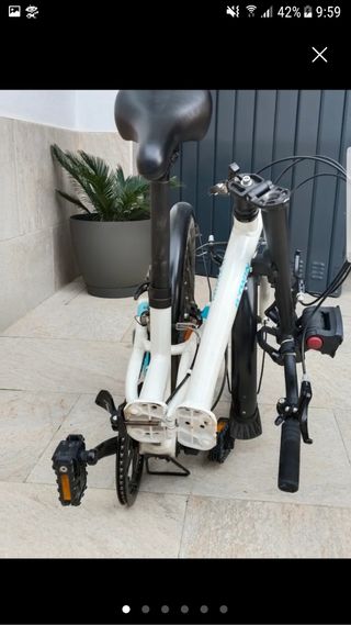 Bicicleta plegable BTWIN TILT 500 Blanca