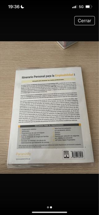 Itinerario Personal para la Empleabilidad I