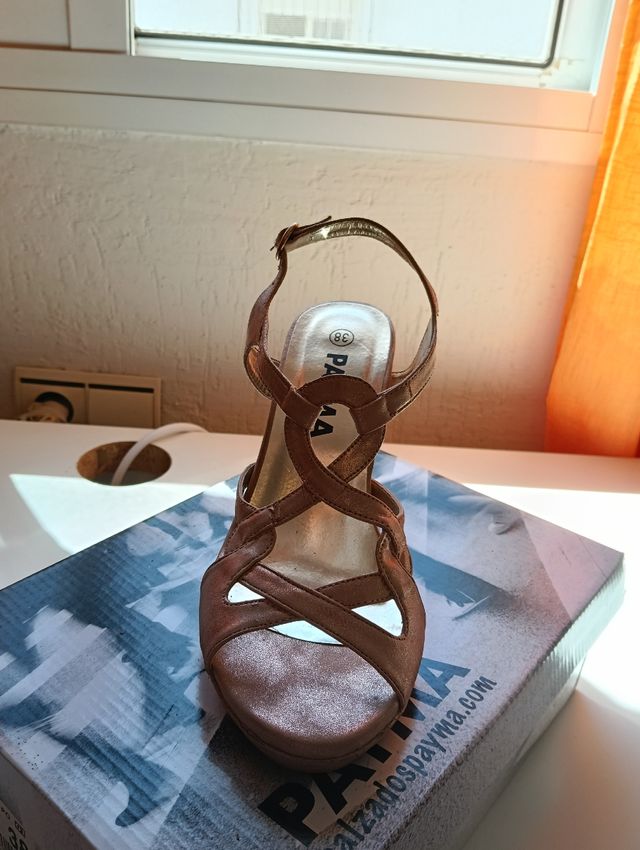 Tacones Payma Dorados