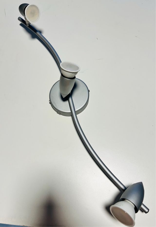 Lámpara de techo Ikea plateada