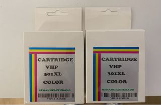 2 Cartuchos compatibles HP 301XL Color