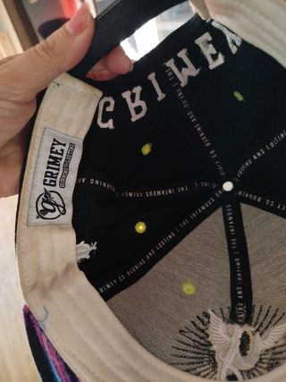 Gorra GRIMEY Negra y Multicolor