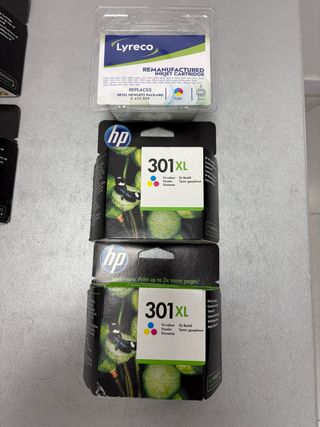 Cartuchos HP 301XL Color