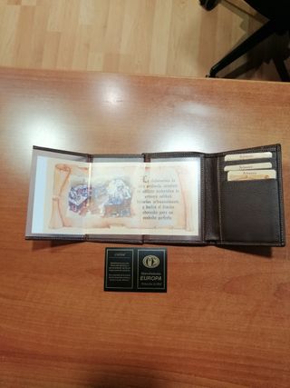 Billetera Yarpiel Piel Marrón con Monedero