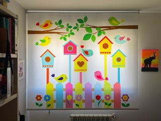 Estor infantil decorativo