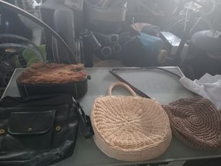 Bolsos de piel y pelo