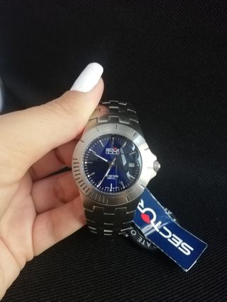 Orologio Sector Nuovo Argento Blu