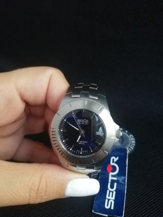 Orologio Sector Nuovo Argento Blu