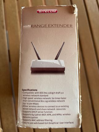Repetidor WiFi SITECOM 300N