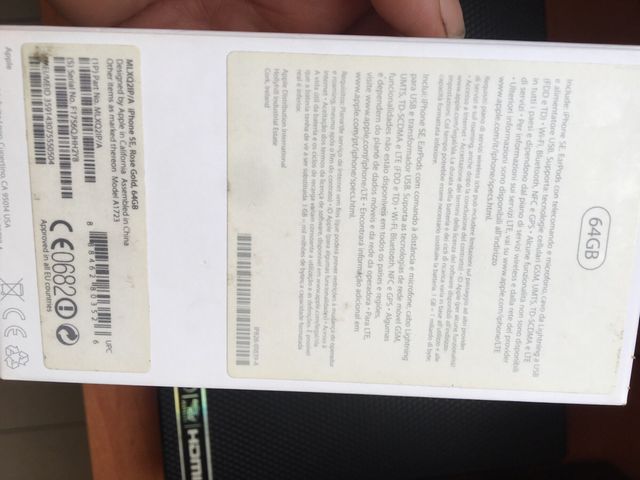 iPhone 5 Blanco/Dorado