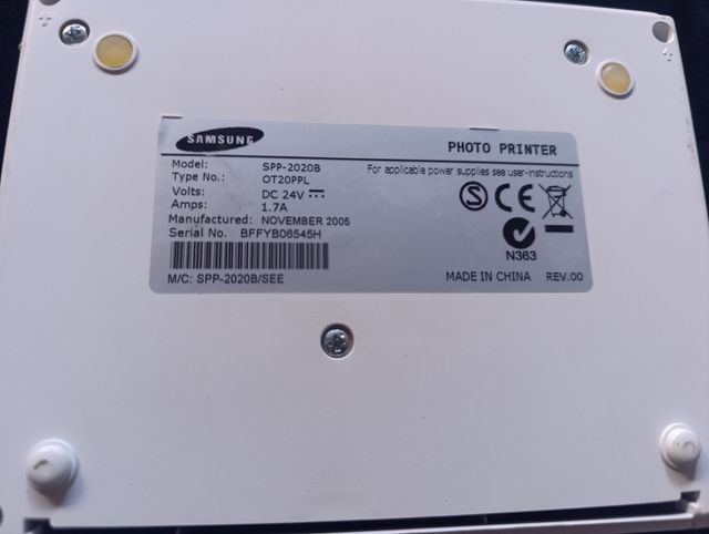 Impresora Fotográfica Samsung SPP-2020B