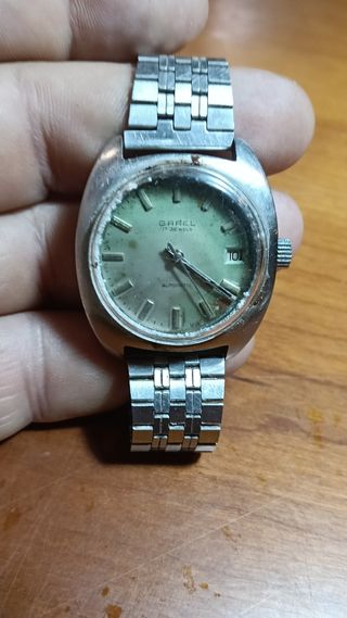 Orologio GAREL Automatico Verde Argento