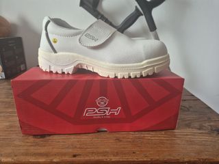 Zapatos de seguridad blancos