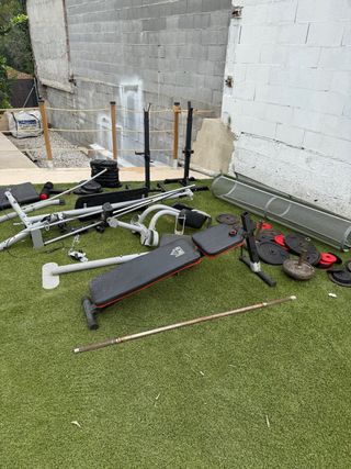 Gimnasio en casa completo