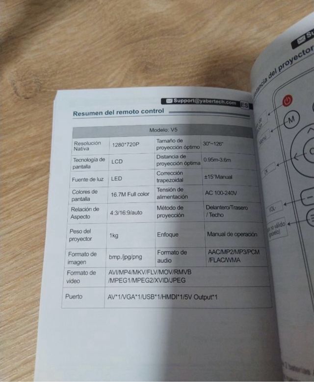 Proyector Yaber Blanco Superligero