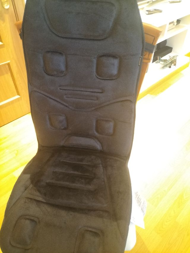 Cojín Masajeador para Espalda Negro