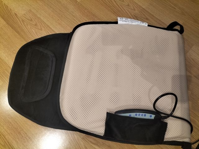 Cojín Masajeador para Espalda Negro