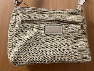 Bolso de paja beige