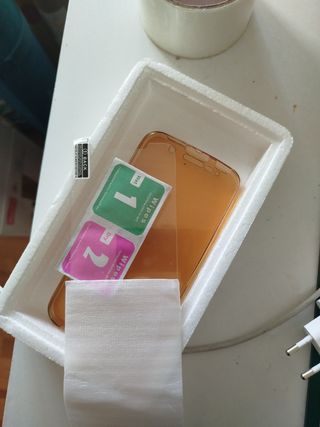 Funda y cristal Samsung Galaxy S6