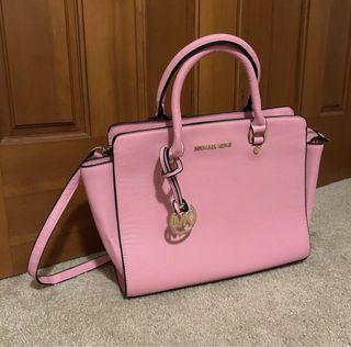 Bolso Michael Kors Jet Set Mediano Rosa