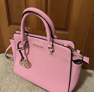 Bolso Michael Kors Jet Set Mediano Rosa