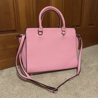 Bolso Michael Kors Jet Set Mediano Rosa