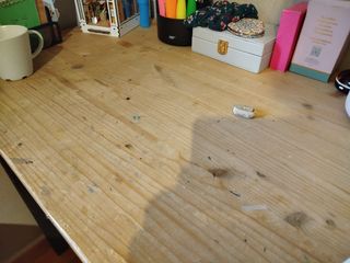 Escritorio de madera